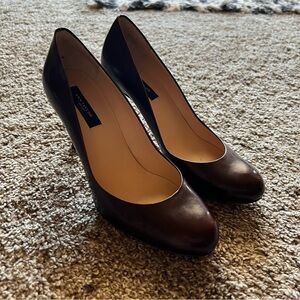 Ann Taylor Brown Leather Women's Pumps